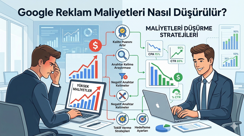 Google Reklam Maliyetleri Nasıl Düşürülür? (Kapsamlı Rehber)